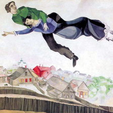 Схема вышивки «Над городом»