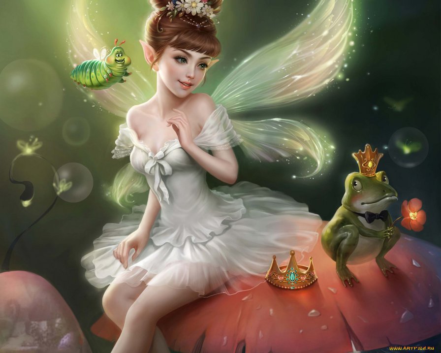 Маленькая фея - фэнтези - оригинал