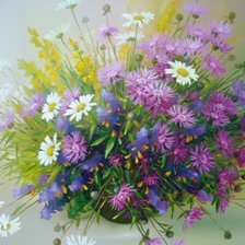 Схема вышивки «цветы»