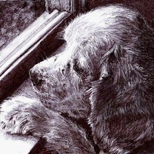 Схема вышивки «Жду»