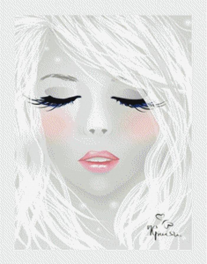 снежная красавица - красота, зима, девушка - предпросмотр