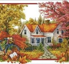 Схема вышивки «Осень»