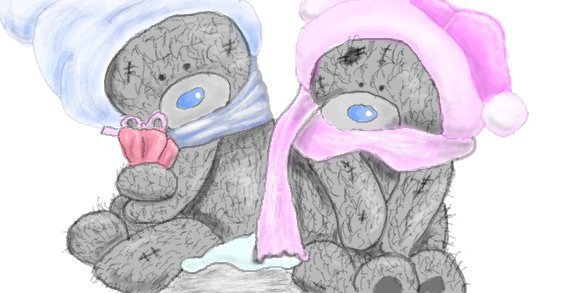 парочка - мишки - оригинал