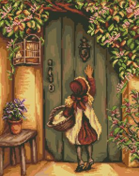 Девочка с корзинкой - оригинал
