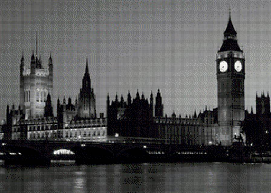 Ночной Лондон - город, лондон - предпросмотр