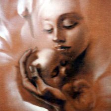 Схема вышивки «Лебеди материнства»