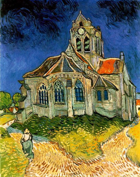 Церковь в Овере (Ван Гог) - оригинал