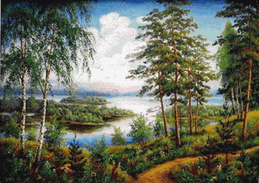 Пейзаж - лес, пейзаж - предпросмотр