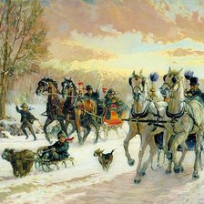 Схема вышивки «прогулка»