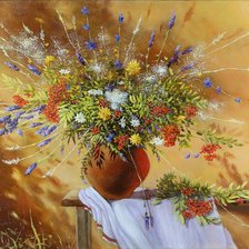 Схема вышивки «цветы»