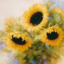 Схема вышивки «цветы»