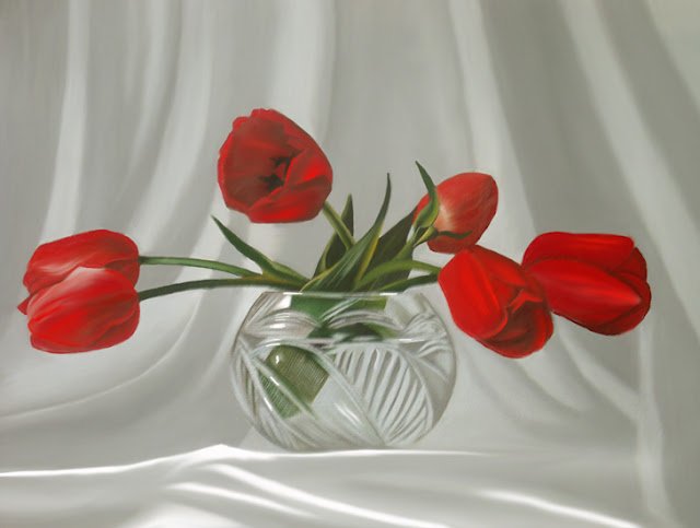 Тюльпаны - голландская живопись, тюльпаны, цветы - оригинал
