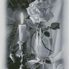 Оригинал схемы вышивки «свеча» (№658548)