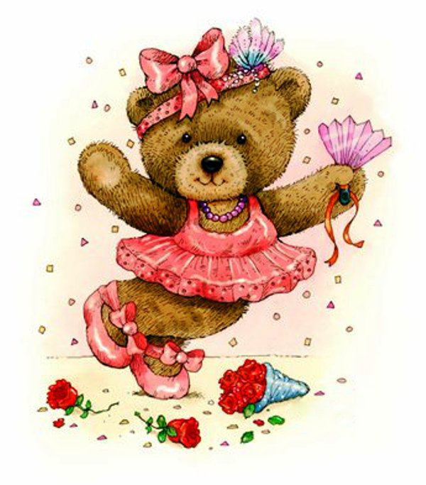 мишка - мишки, детское, игрушки, балерина - оригинал