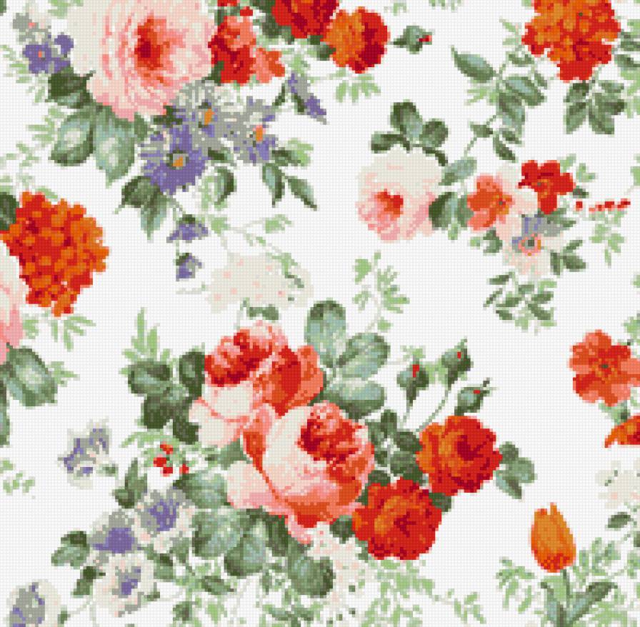 Подушка "Нежность" 1 - подушка, цветы - предпросмотр