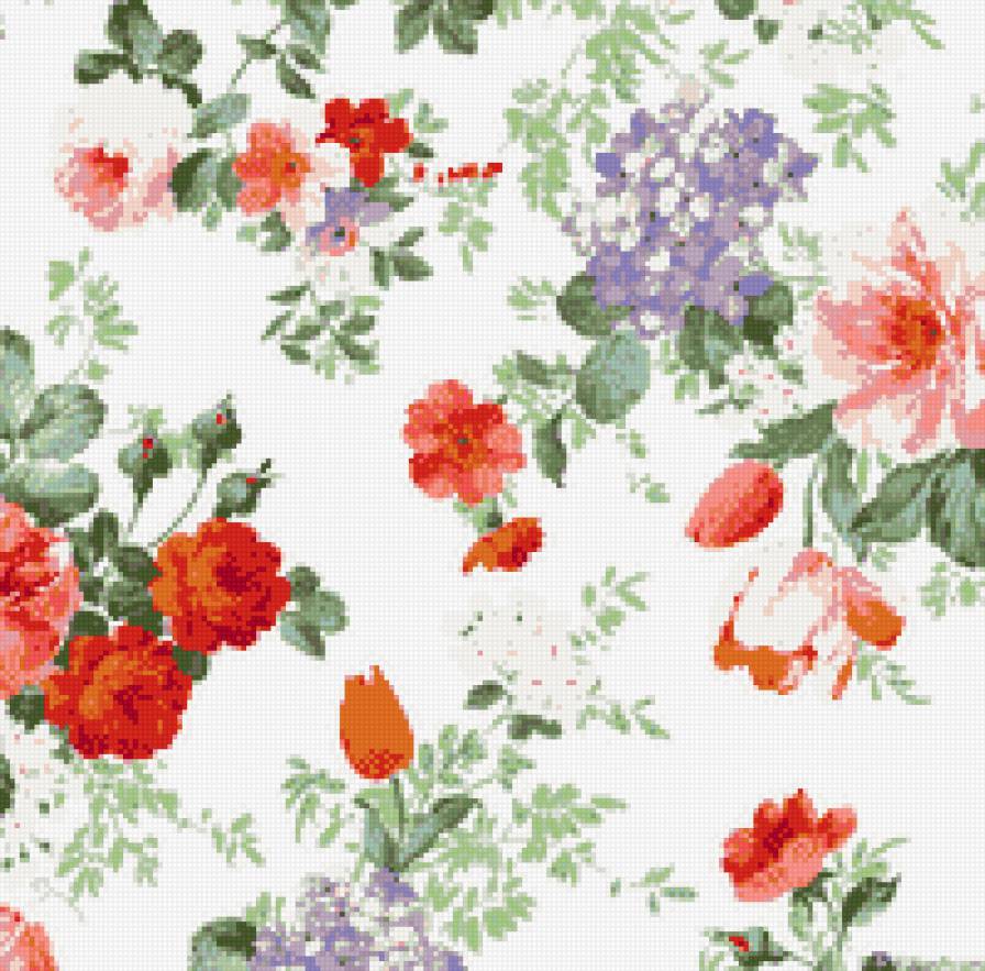 Подушка "Нежность" 2 - подушка, цветы - предпросмотр