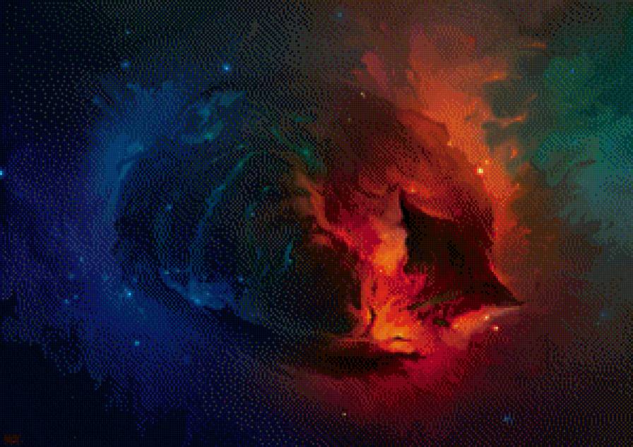 Кот - звезды, кот, животные, космос - предпросмотр