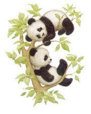 Оригинал схемы вышивки «панды» (№659320)