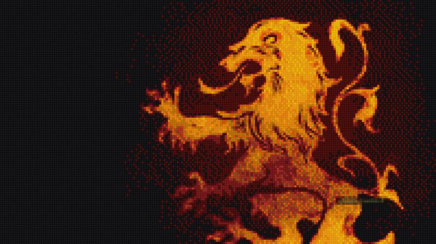 Ланнистеры - ланнистеры, игра престолов, знамя - предпросмотр