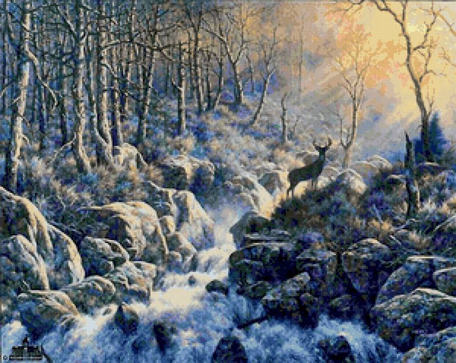 Горный пейзаж - предпросмотр