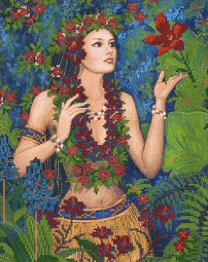 девушка - девушки, портрет, женщина, природа - предпросмотр