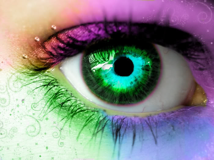 Глаз - глаз, радуга - оригинал