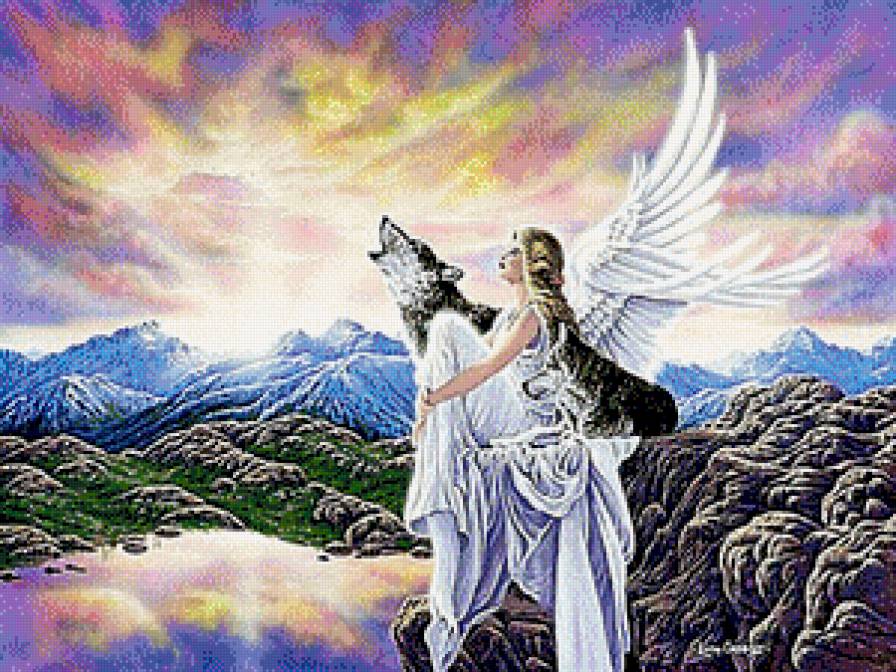 ангел и волки - фентези - предпросмотр