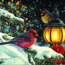 Схема вышивки «Zima»