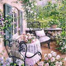 Схема вышивки «Veranda»