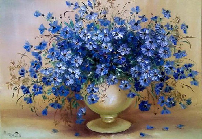 васильки - оригинал