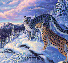 Схема вышивки «барсы»