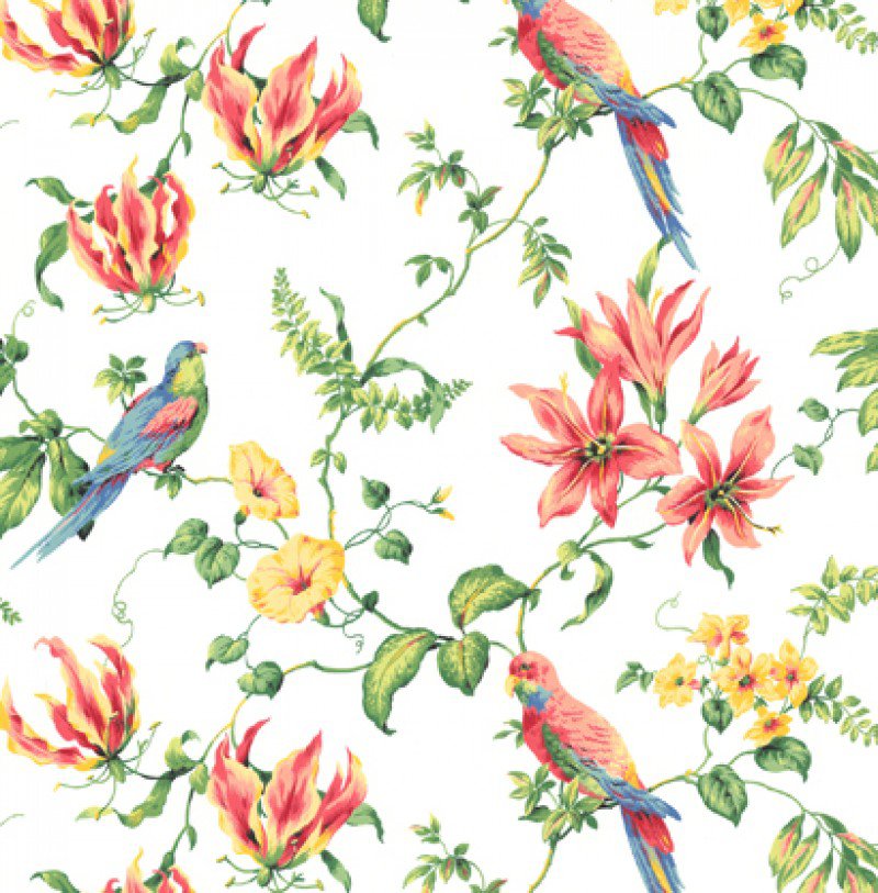 Подушка "Цветы и птицы" - подушка, птицы, цветы, панно - оригинал