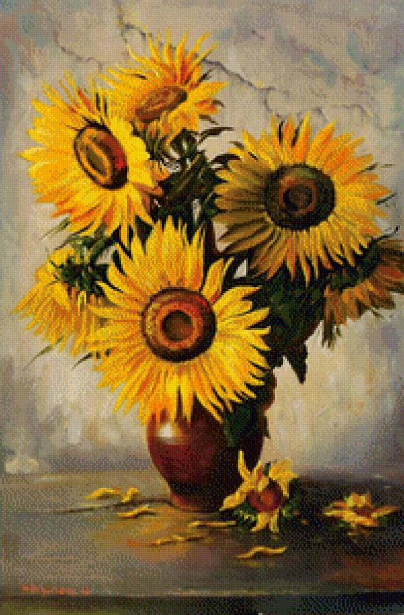 подсолнухи - предпросмотр