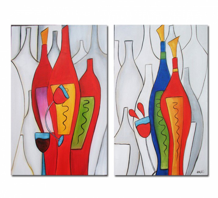 Авангард - сегментированные картины - оригинал