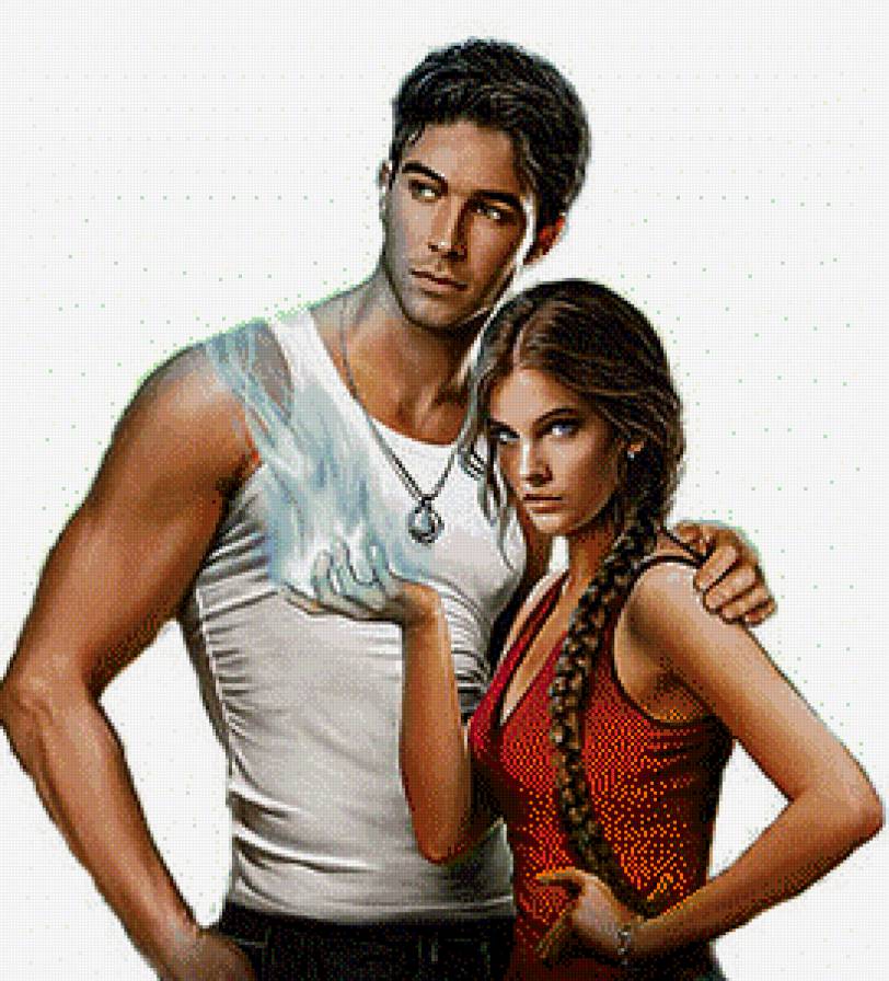 Колдунья и маг - парень, девушка, пара - предпросмотр