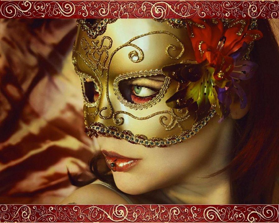 девушка в маске - глаза, маска, венеция, маскарад, девушка, женщина - оригинал