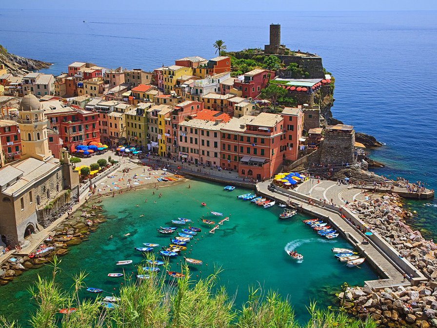 Италия - пейзаж, море, побережье - оригинал