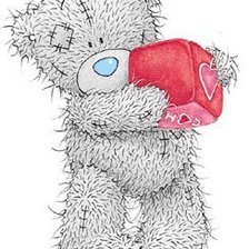 Схема вышивки «тедди»