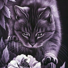 Схема вышивки «охота»