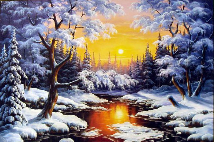 seara de iarna - оригинал