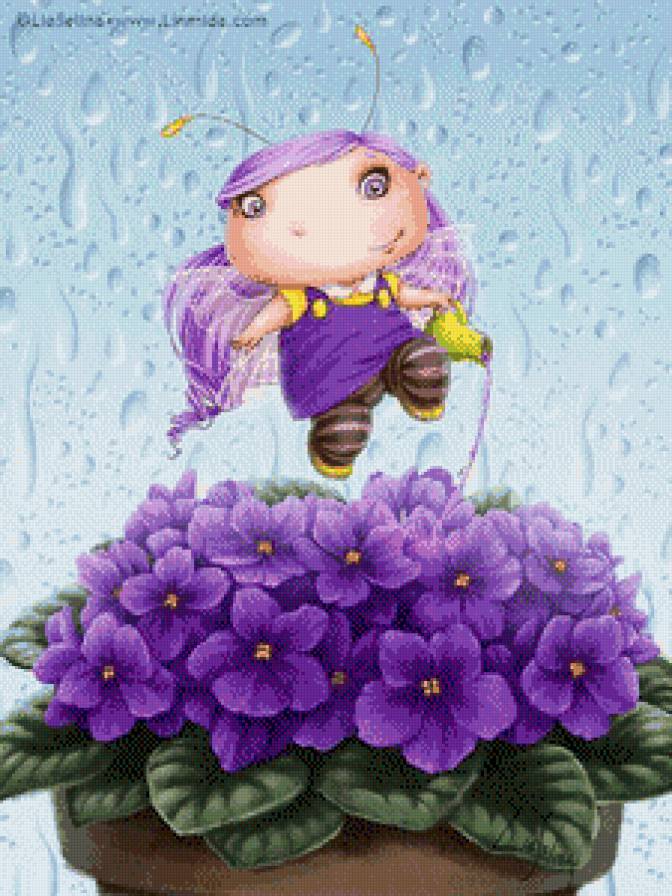 феечка - цветы, детское, фея, сказка - предпросмотр