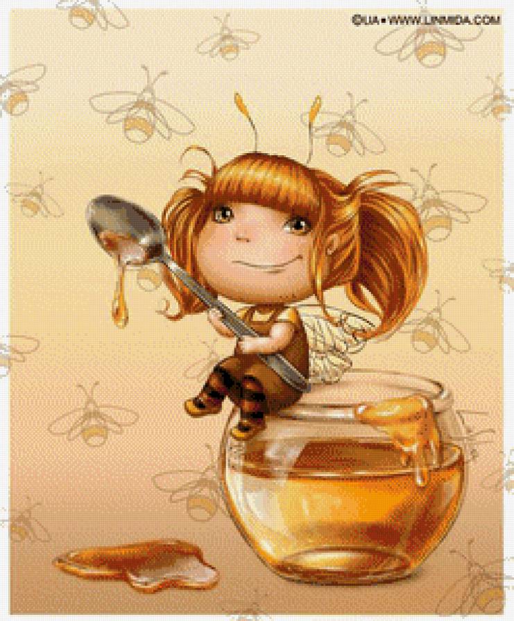 феечка-пчелка - детское, фея, сказка, мед, пчела - предпросмотр