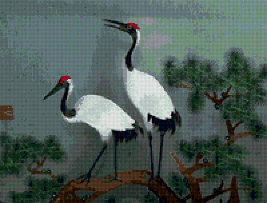 журавли - птицы - предпросмотр
