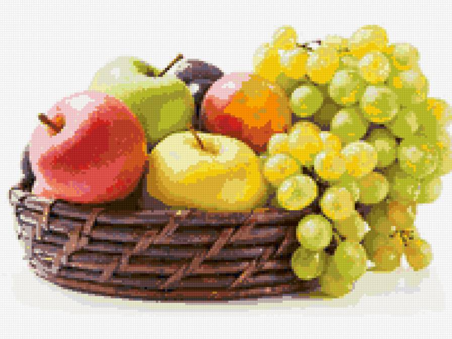 фруктовая корзинка - фрукты, ягоды - предпросмотр