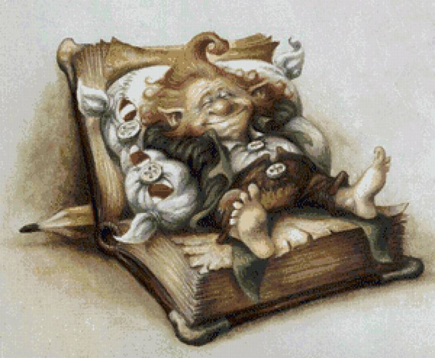 Фэнтези Книжный тролль - предпросмотр