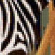 Предпросмотр схемы вышивки «зебры» (№667161)