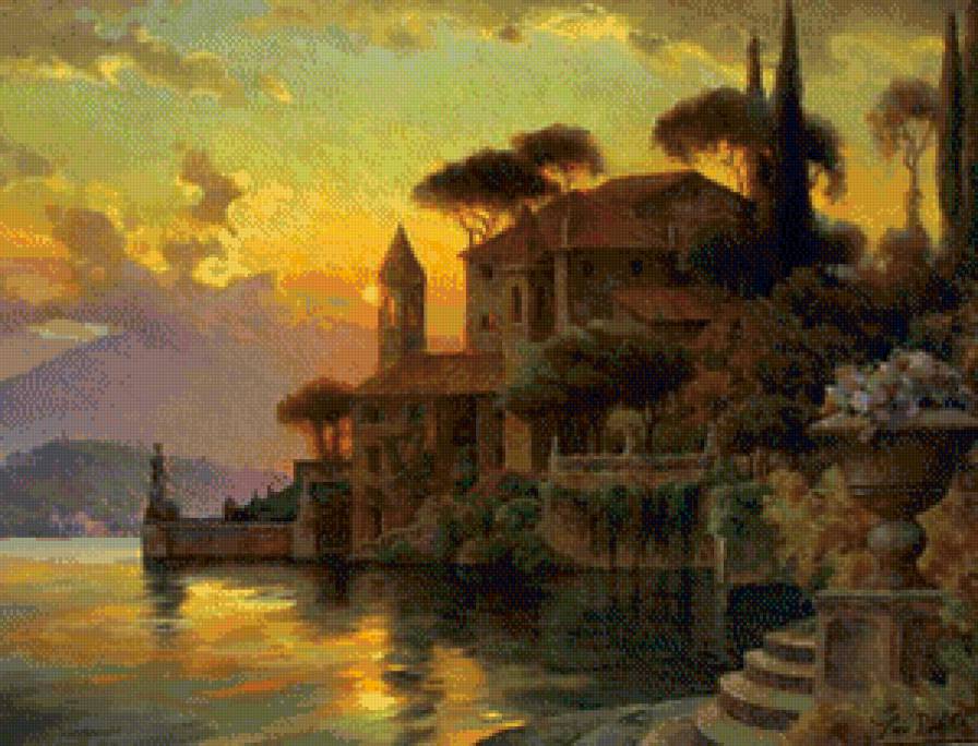 морской городок - городской пейзаж - предпросмотр