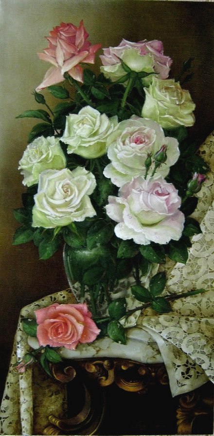 Букет ро - букет, натюрморт, розы - оригинал