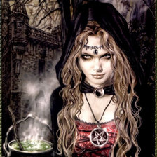 Схема вышивки «Ведьма Виктория Францесс»