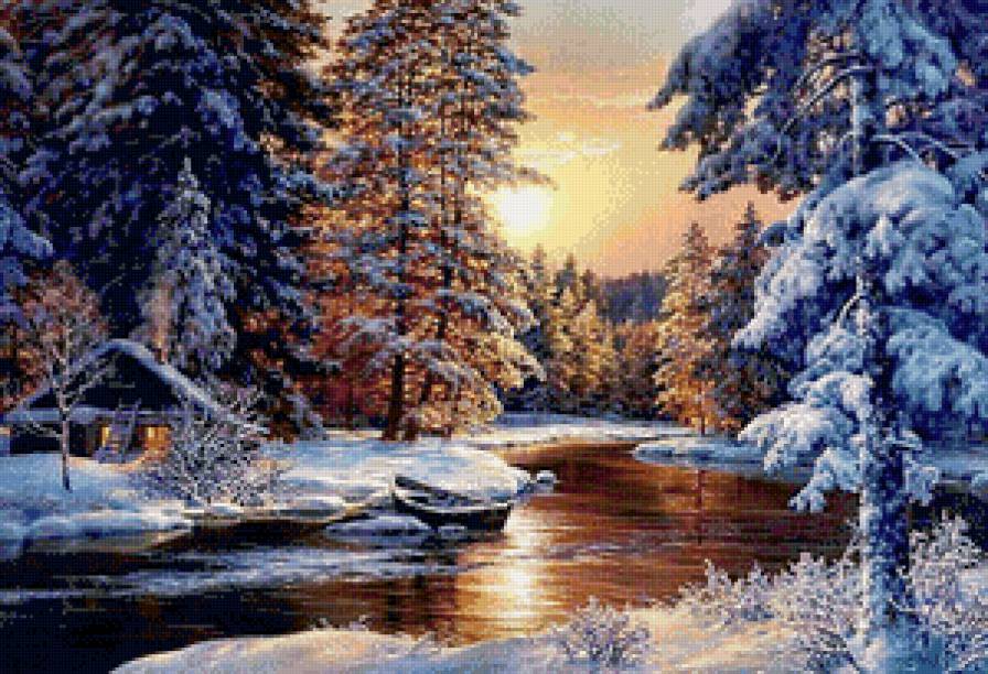 3имний лес - предпросмотр